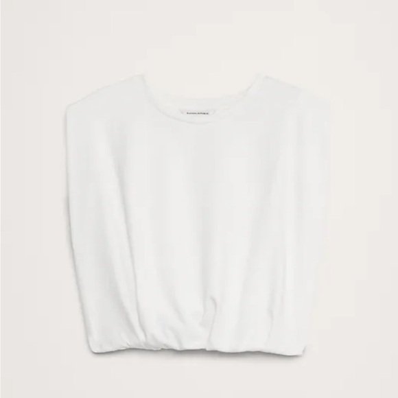 Banana Republic Bubble Top White Sleeveless XXL Top - Picture 8 of 8